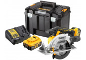 DeWALT DCS565P2-QW Akkus körfűrész 165mm XR (18V/2x5,0 Ah) Tstak