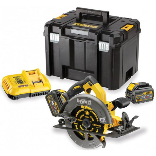 DeWALT DCS575T2-QW Akkus Körfűrész XR FlexVolt (190mm/54V/2x6,0Ah) Tstak box