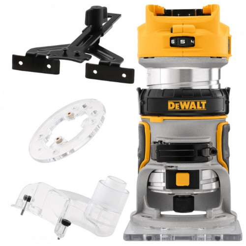 DeWALT DCW600N-XJ Akkus felsőmaró XR (8mm/18V/akku és töltő nélkül)