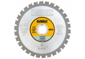 DeWALT DT1910-QZ Körfűrészlap akkus kézi körfűrészekhez 140x20mm, 30 fog FZ 3°
