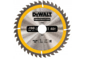 DeWALT DT1945-QZ Construction Körfűrészlap kézi körfűrészekhez 190x30mm, 40 fog WZ 10°