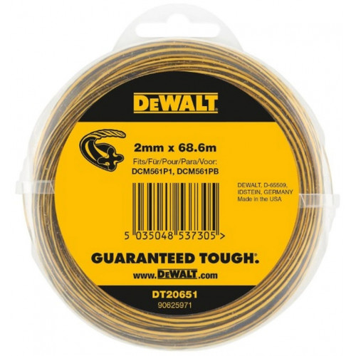 DeWALT DT20651-QZ Vágószál DCM561 fűkaszához 2mm x 68,6m