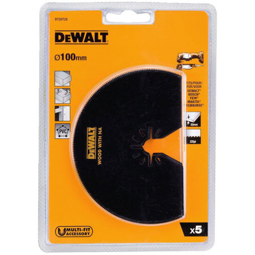 DeWALT DT20708-QZ Multi-Tool Szegmensfűrészlap 100mm