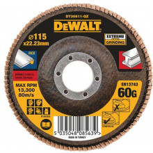 DeWALT DT30611-QZ EXTREME Lamellás csiszolótárcsa 115 mm x 22,2 mm 60 g - lapos Jumbo