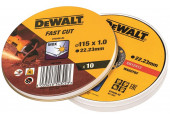 DeWALT DT3506-QZ Vágókorong készlet rozsdamentes acélhoz 115x22,2x1,0 mm, 10db