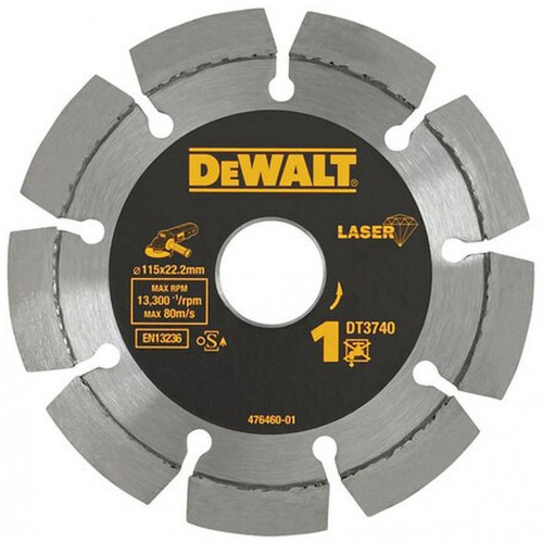DeWALT DT3740-XJ Gyémánt vágótárcsa általános építőipari anyagokhoz- 115 mm x 22,2 mm