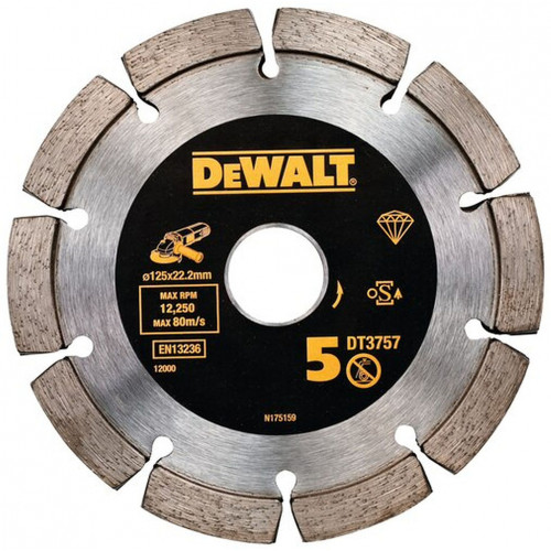 DeWALT DT3757-QZ Gyémántszemcsés habarcs eltávolító tárcsa - 125 mm x 22,2 mm