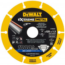 DeWALT DT40252-QZ Extreme Metal Gyémánt vágótárcsa fémre 125x22,23mm
