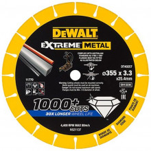 DeWALT DT40257-QZ Extreme Metal Gyémánt vágótárcsa fémre 355x25,4mm