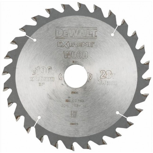 DeWALT DT4063-QZ Extreme Körfűrészlap kézi körfűrészekhez 184x16mm, 40 fog, WZ 10°