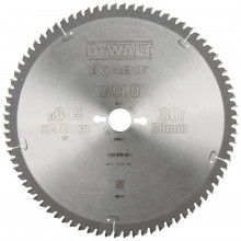 DeWALT DT4283-QZ Extreme Körfűrészlap állványos fűrészekhez 305x30mm, 80 fog, TFZ -5°