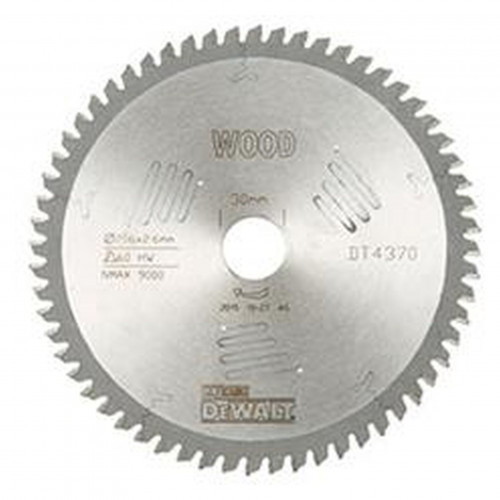 DeWALT DT4370-QZ Extreme Körfűrészlap állványos fűrészekhez 216x30mm, 60 fog, TFZ -5°