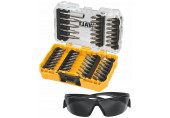DeWALT DT70703-QZ Bitkészlet biztonsági szemüveggel 47db
