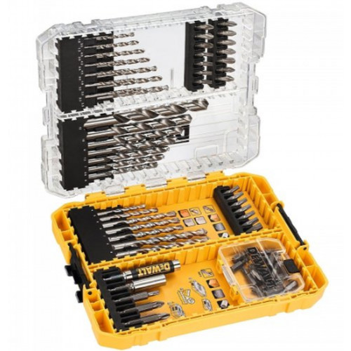 DeWALT DT70761-QZ Fúrószár és bitkészlet 72db