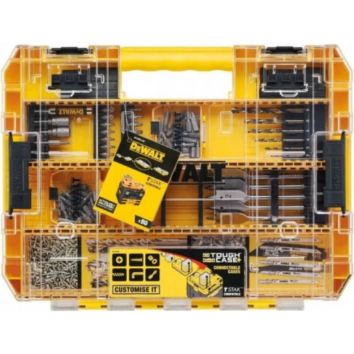 DeWALT DT70767-QZ Nagy fúró- és bitkészlet (80 db)