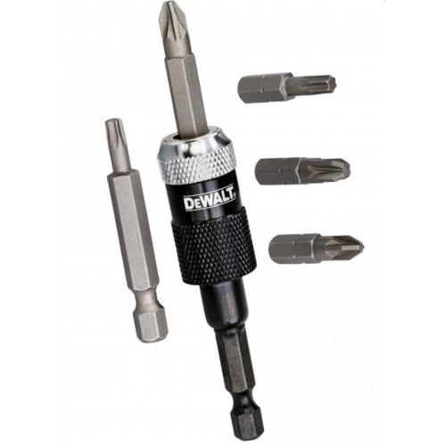 DeWALT DT71514-QZ bitkészlet (6 db) / gyorskioldó adapter + 25 mm-es