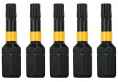 DeWALT DT7381T-QZ Bitkészlet EXTREME TORSION T 20, 25 mm, 5db