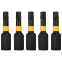 DeWALT DT7381T-QZ Bitkészlet EXTREME TORSION T 20, 25 mm, 5db