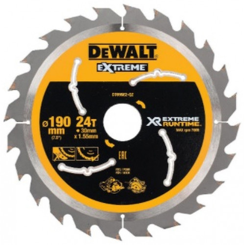 DeWALT DT99562-QZ XR Extreme Runtime Körfűrészlap 190x30 mm, 24 fog WZ/FZ 25°