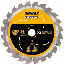 DeWALT DT99571-QZ XR Extreme Runtime Körfűrészlap 250x30 mm, 24 fog WZ/FZ 7°