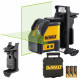 DeWALT DW088K-XJ Önbeálló keresztlézer