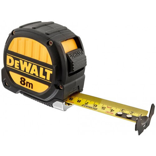 DeWALT prémium mérőszalag, 8 m DWHT0-36115 DeWALT prémium mérőszalag, 8 m DWHT0-36115