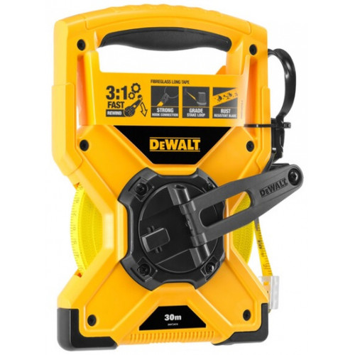 DeWALT DWHT34218-0 üvegszálas mérőszalag, 30 m