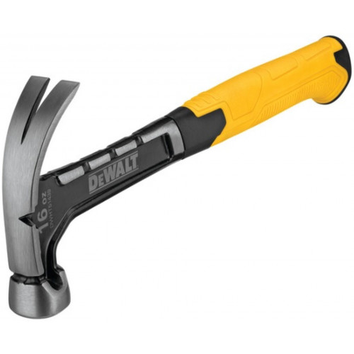 DeWALT DWHT51439-0 acél kalapács, hajlított karom, 454 g