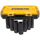 DeWALT DWMT74737-0 7 db-os 1/2"-os hajtású Deep Impact metrikus dugókulcs készlet