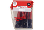 Milwaukee Shockwave Bit TX25 50 mm – 10 db 4932430882