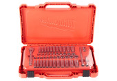 Milwaukee 4932464944 Racsnis dugókulcs készlet metrikus és colos méret (50 részes)
