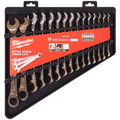 Milwaukee 4932464994 Racsnis csillag - villáskulcs készlet 15 r. Max Bite