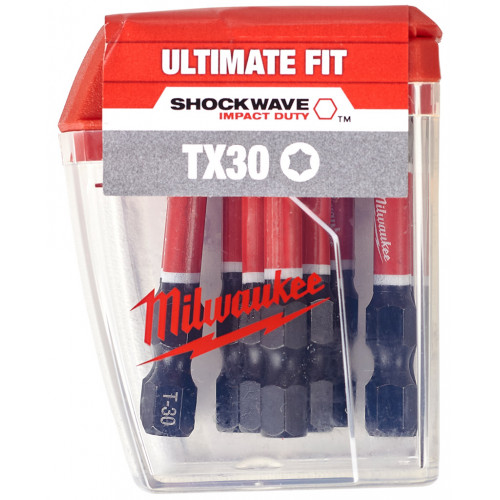 Milwaukee Shockwave bit TX30 50 mm- 10 db 4932471574