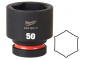 Milwaukee Gépi dugókulcs hatlapú rövid 50x75mm 1" 4932480419