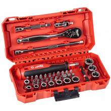 Milwaukee 1/4" Racsnis dugókulcs készlet 4932498381