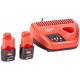 Milwaukee M12NRG-202 kezdőkészlet (12V/2x2.0Ah) 4933459209