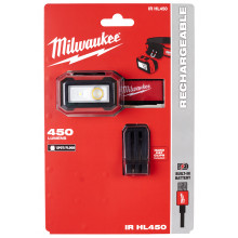 Milwaukee IR HL450 akkus fejlámpa 4933478587