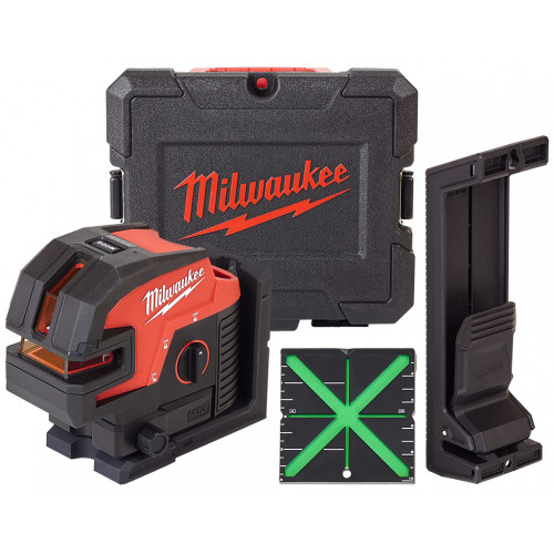 Milwaukee M12 CLL4P-0C Zöld keresztlézer 4 ponttal, akku nélkül, Szerszámkoffer 4933479202 Milwaukee M12 CLL4P-0C Zöld keresztlézer 4 ponttal, akku nélkül, Szerszámkoffer 4933479202