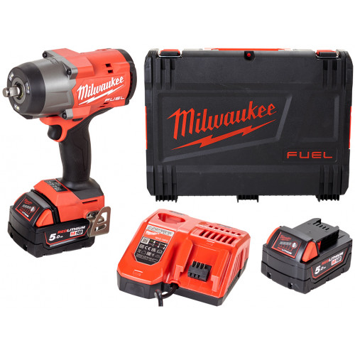 Milwaukee FHIW2F12-502X akkus ütvecsavarozó M18 (1/2"/18V/2x5,0Ah)kofferben 4933492783