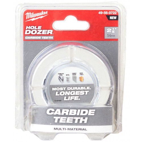 Milwaukee Hole Dozer Lyukfűrész karbid fogakkal TCT (54mm) 49560722