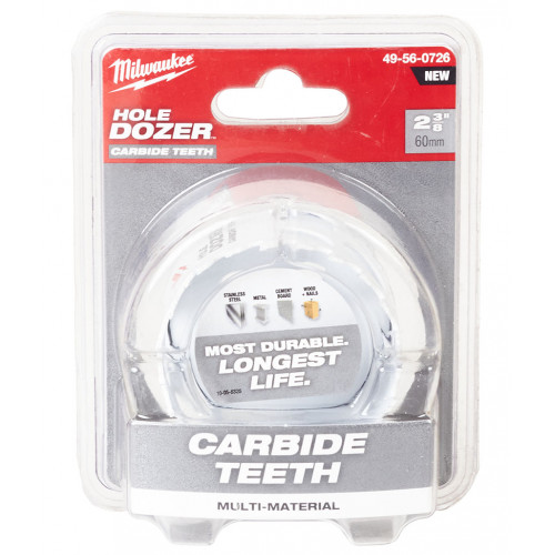 Milwaukee Hole Dozer Lyukfűrész karbid fogakkal TCT (60mm) 49560726