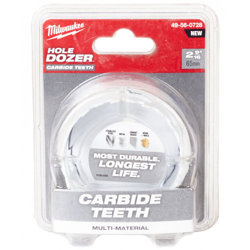 Milwaukee Hole Dozer Lyukfűrész karbid fogakkal TCT (65mm) 49560728