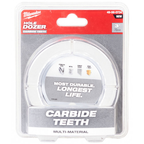 Milwaukee Hole Dozer Lyukfűrész karbid fogakkal TCT (76mm) 49560734