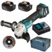 Makita DGA511RTJ Akkus sarokcsiszoló 125mm Li-ion LXT (2x5,0Ah/18V) Makpac