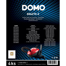 DOMO Porszívózsák 4 db DO42TS-2