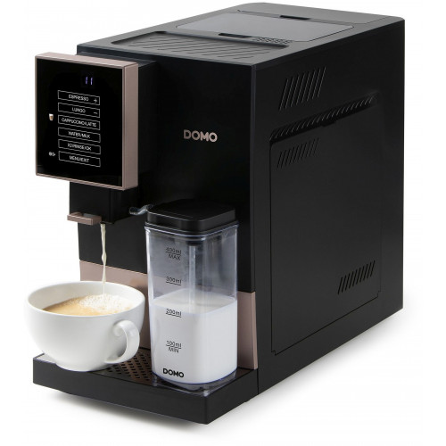 DOMO Automata eszpresszógép 1350 W, fekete-bronz színű DO743K