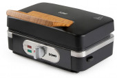 DOMO Szendvicssütő – Grill – Gofrisütő – 3 az 1-ben (1100 W), fekete DO9278C