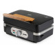DOMO Szendvicssütő – Grill – Gofrisütő – 3 az 1-ben (1100 W), fekete DO9278C