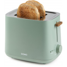 DOMO WOOD YOU Kenyérpirító 2 szelethez, 1000 W, zöld DO973T