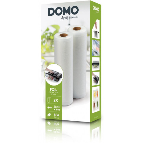 DOMO Vákuumozó fólia, 28 cm, 6 m ( 2 db) DO327L-ROL28 DOMO Vákuumozó fólia, 28 cm, 6 m ( 2 db) DO327L-ROL28